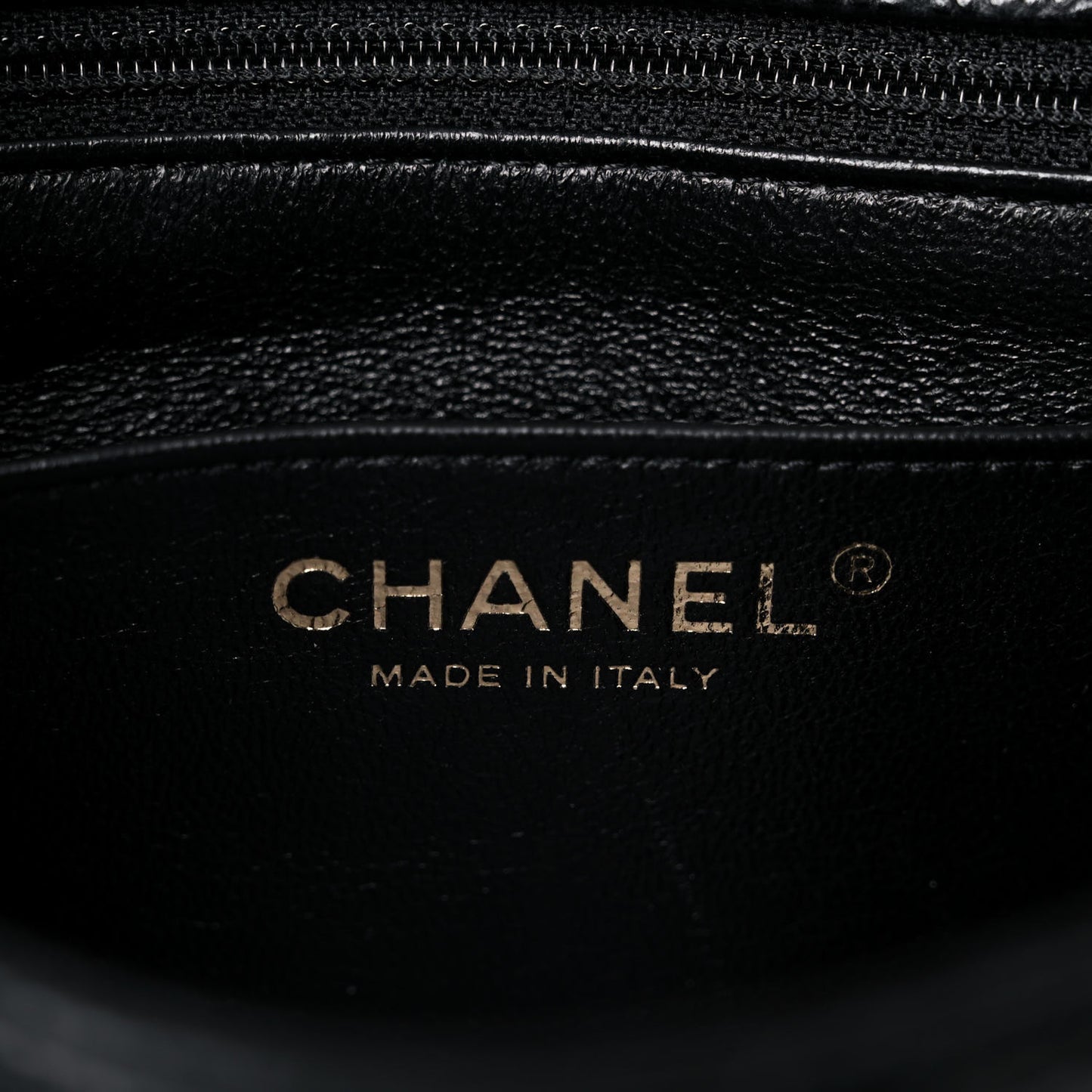 Caviar Quilted Mini Square Flap Black