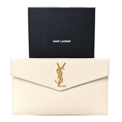 Saint Laurent Grain De Poudre Uptown Pouch Crema Soft 9 of 9