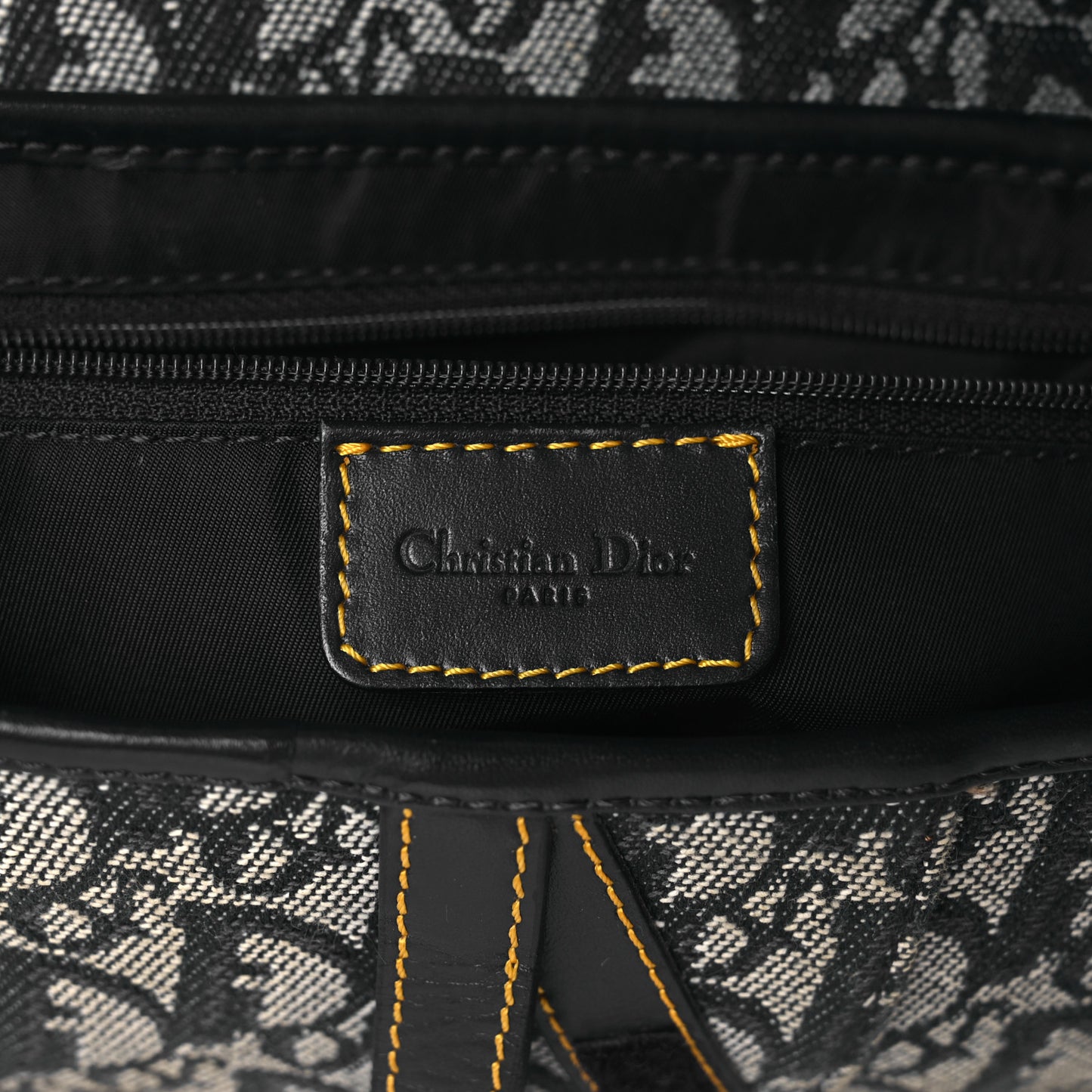 Monogram Saddle Bag Blue