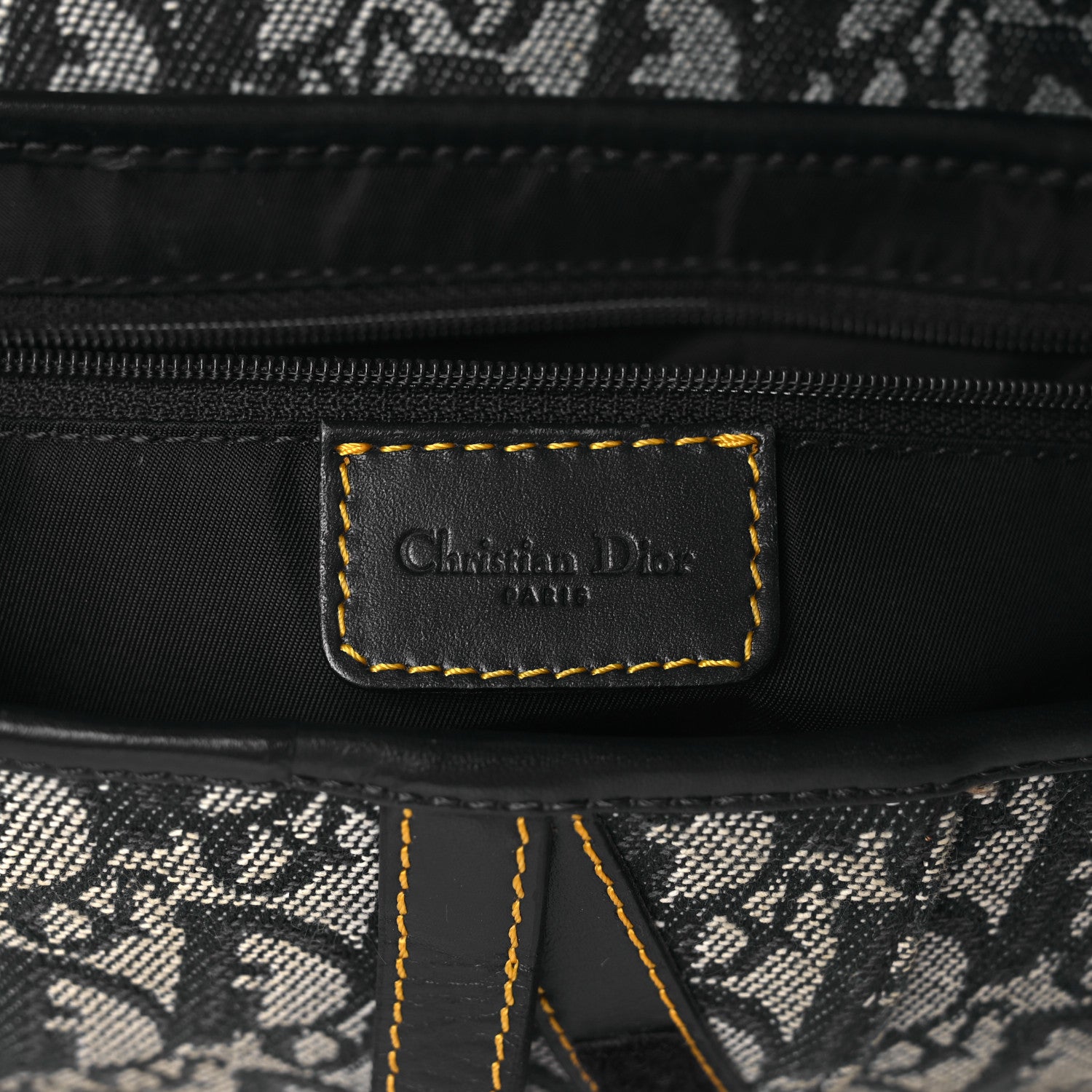 Christian Dior Monogram Saddle Bag Blue 6 of 13