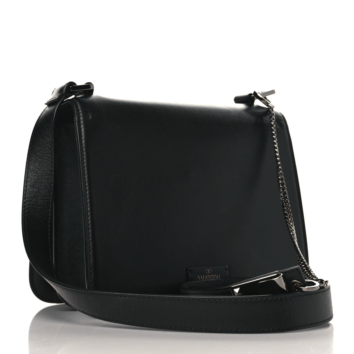 Valentino Garavani X UNDERCOVER Smooth Calfskin Rose Print VSling Shoulder Bag Black 3 of 9