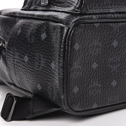 MCM Visetos Small Stark Backpack Black 9 of 11