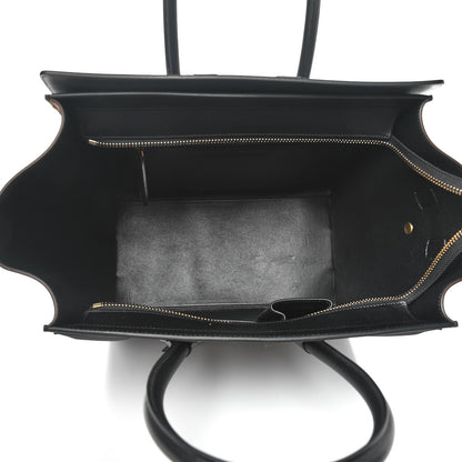 Celine Baby Grained Calfskin Suede Mini Tri-Color Luggage Stone 5 of 11