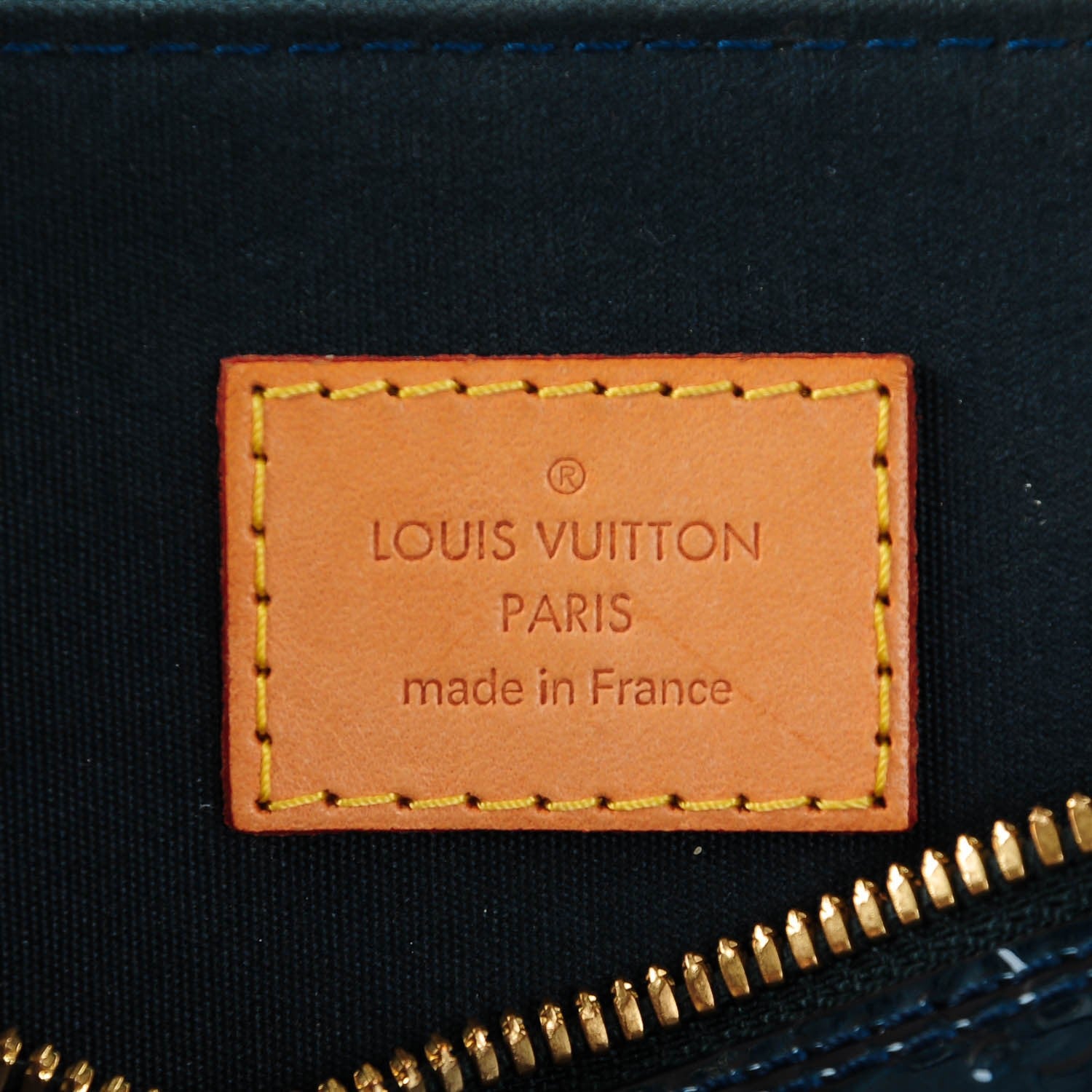 Louis Vuitton Vernis Alma PM Blue Nuit 6 of 7