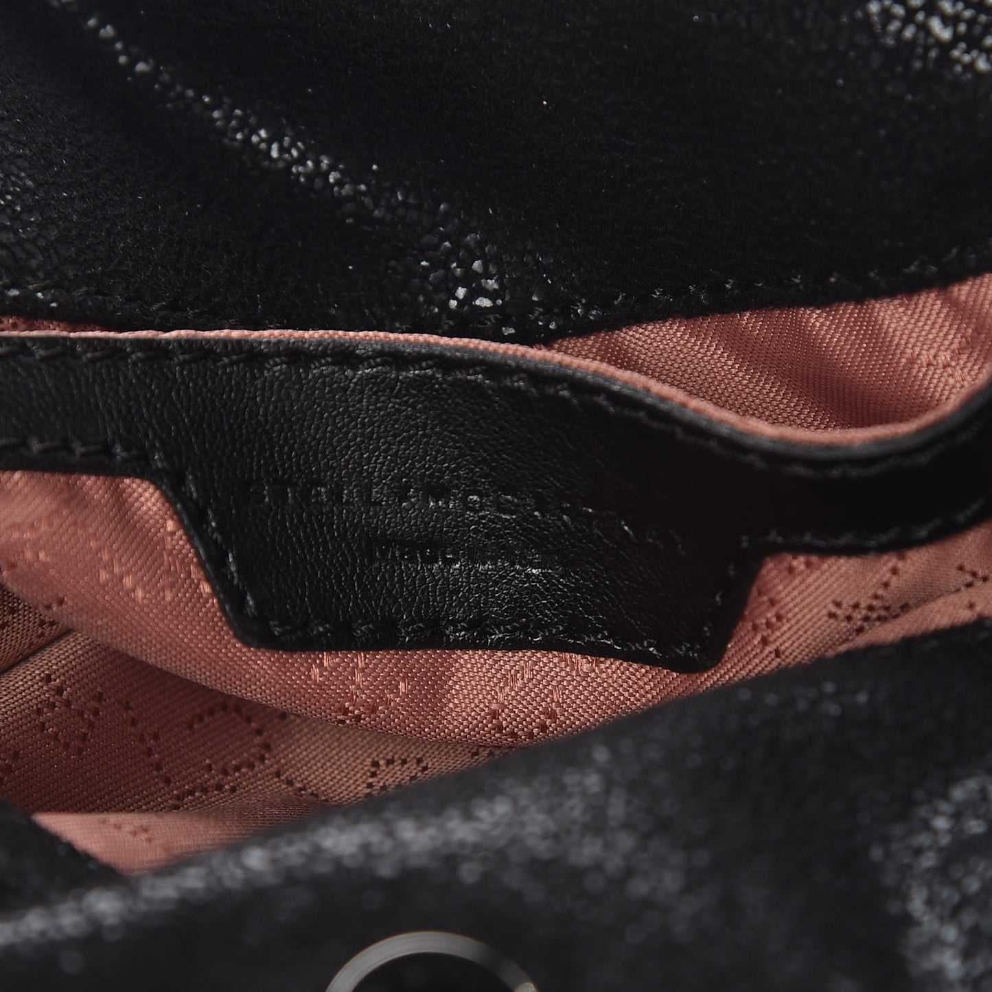 Shaggy Deer Tiny Falabella Tote Black