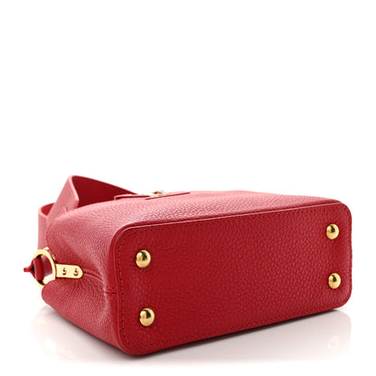 Louis Vuitton Taurillon Mini Capucines Scarlet 4 of 9