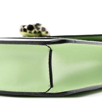 Bulgari Calfskin Small Serpenti Forever Snake Strap Crossbody Bag Light Green 11 of 11