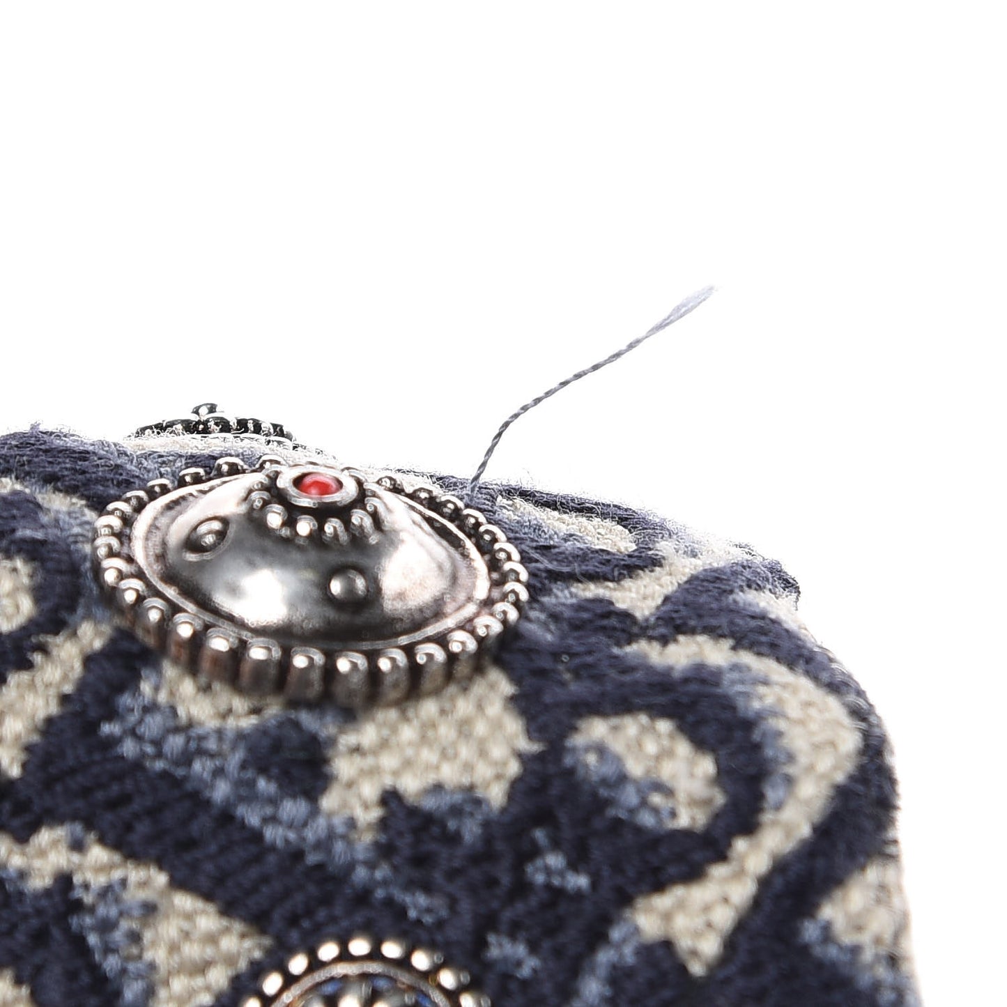 Oblique Studded Shoulder Strap Blue