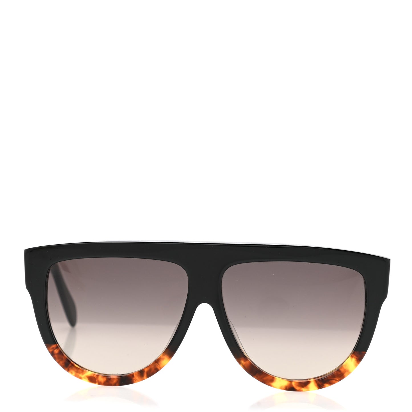 Acetate Aviator Sunglasses CL 40001F Black Havana