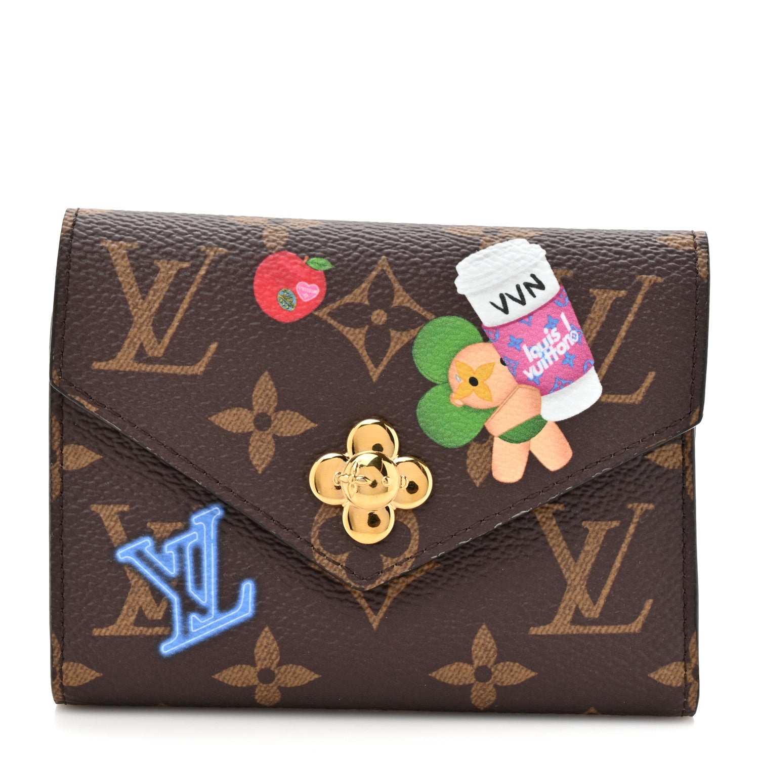Louis Vuitton Monogram 57th Street NYC Victorine Wallet Yellow Cab 1 of 8