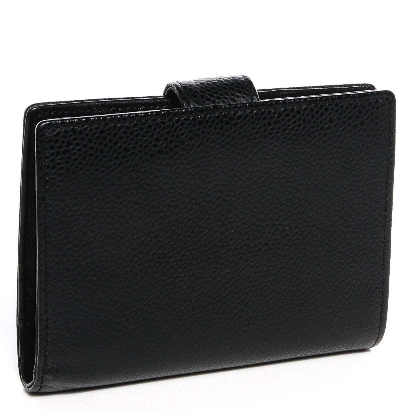 Caviar Timeless CC French Wallet Black