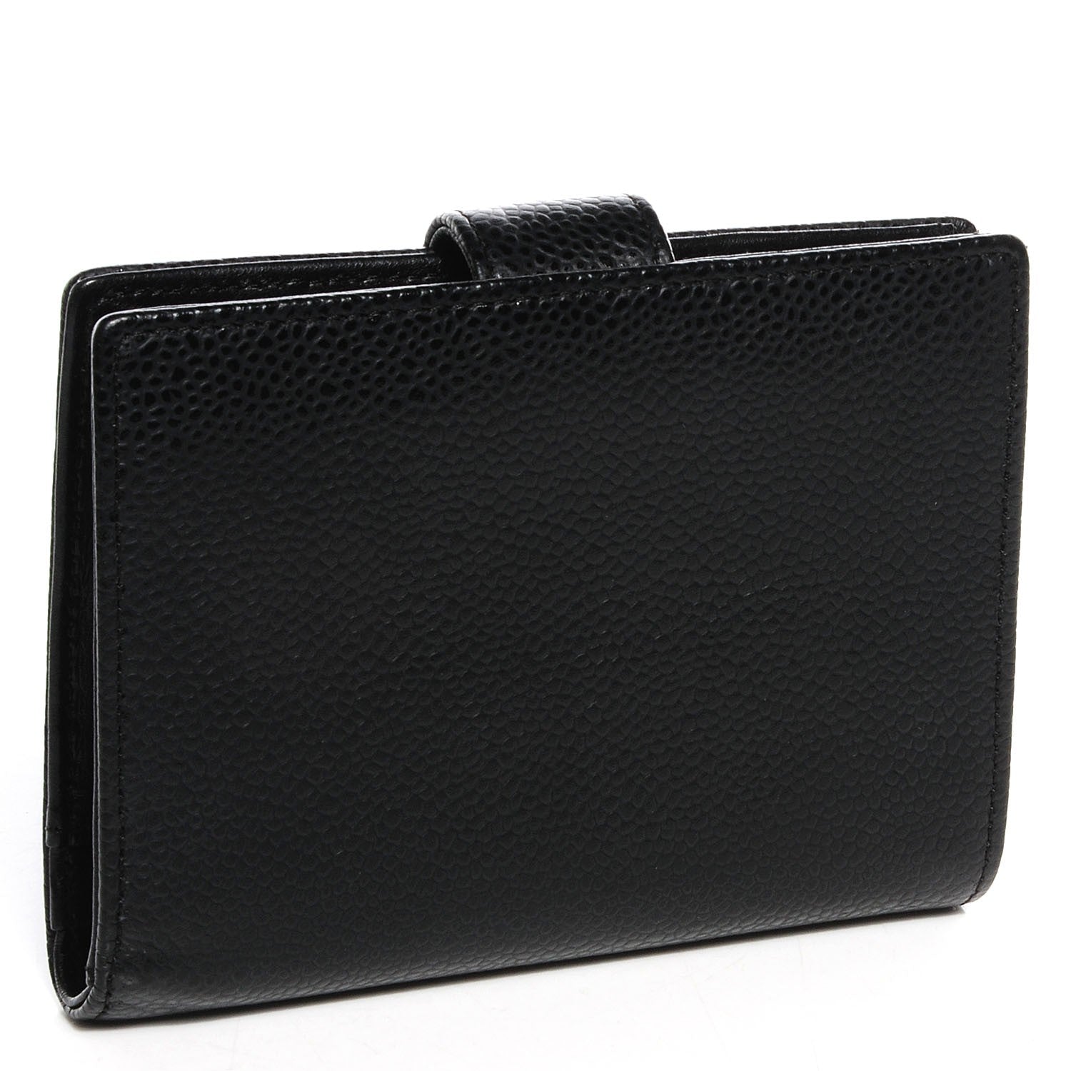 Chanel Caviar Timeless CC French Wallet Black 3 of 9