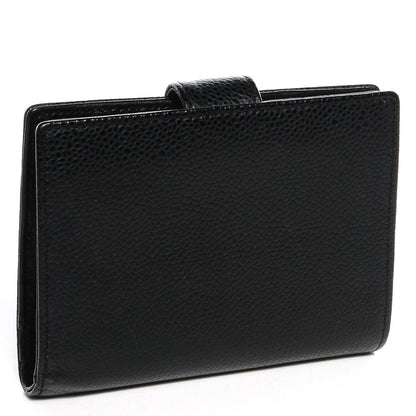 Chanel Caviar Timeless CC French Wallet Black 3 of 9