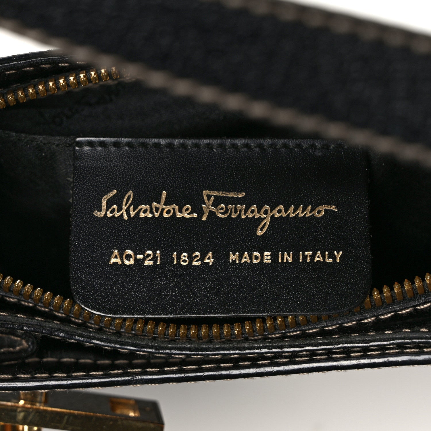 Salvatore Ferragamo Pigskin Gancini Hobo Black 6 of 8