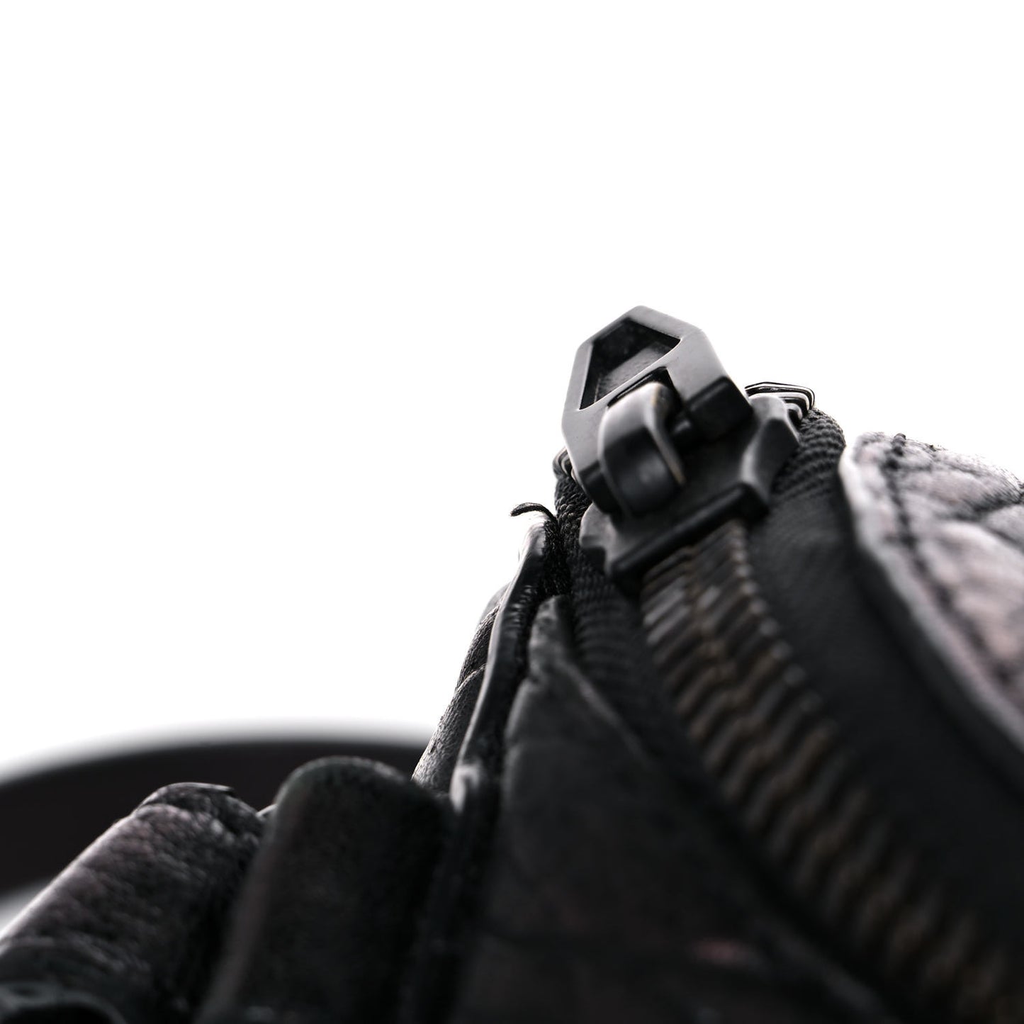 Pebbled Lambskin Mini Rockie Black Matte Black Hardware