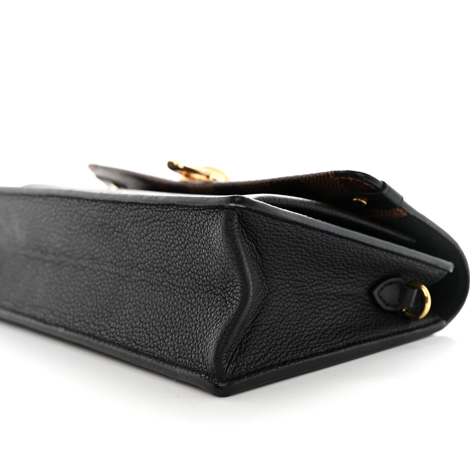 Louis Vuitton Damier Ebene Vavin Chain Wallet Black 10 of 12