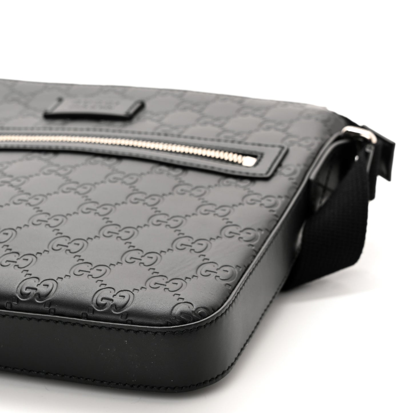 Guccissima Signature Small Messenger Bag Black