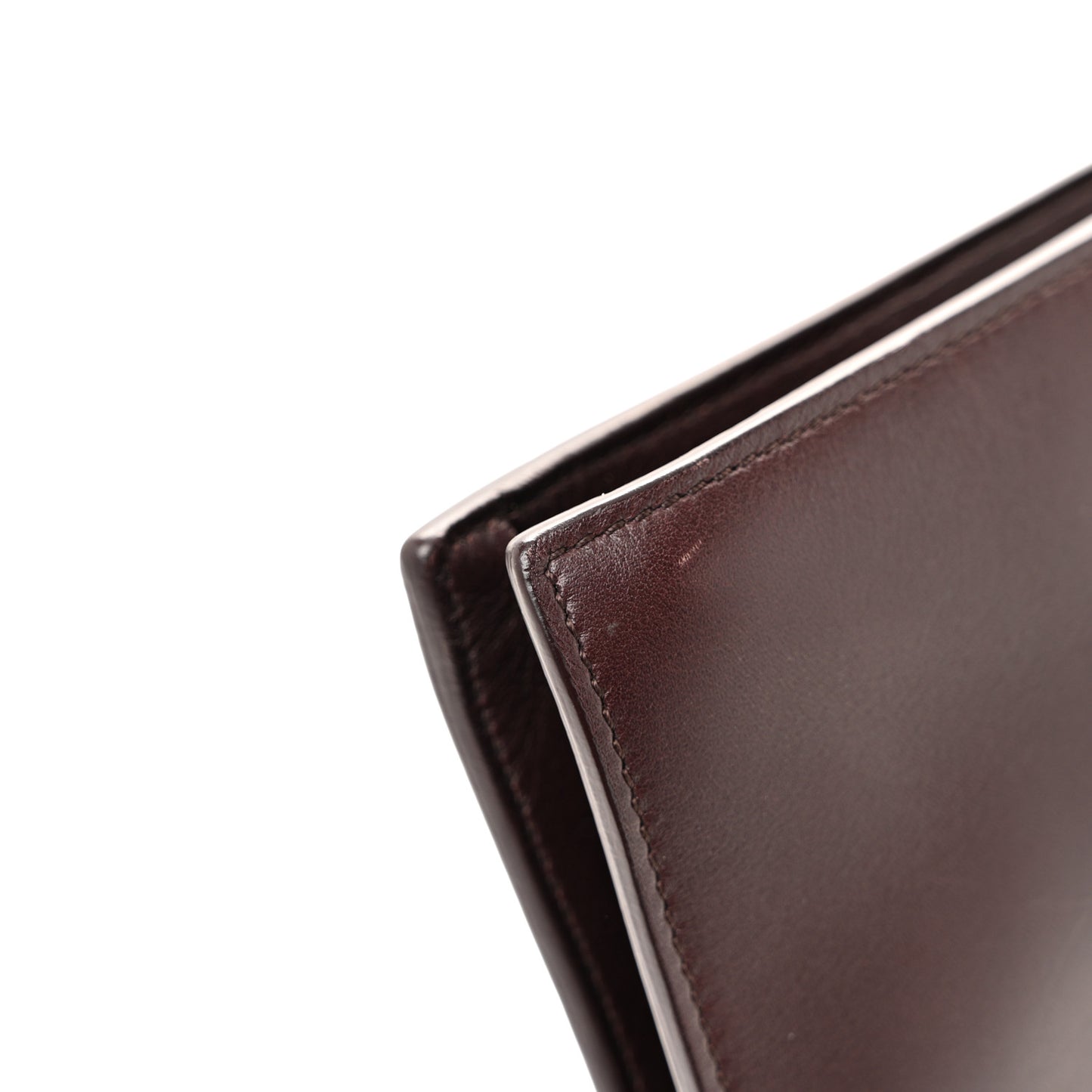 Smooth Calfskin Mini Clasp Bag Bordeaux