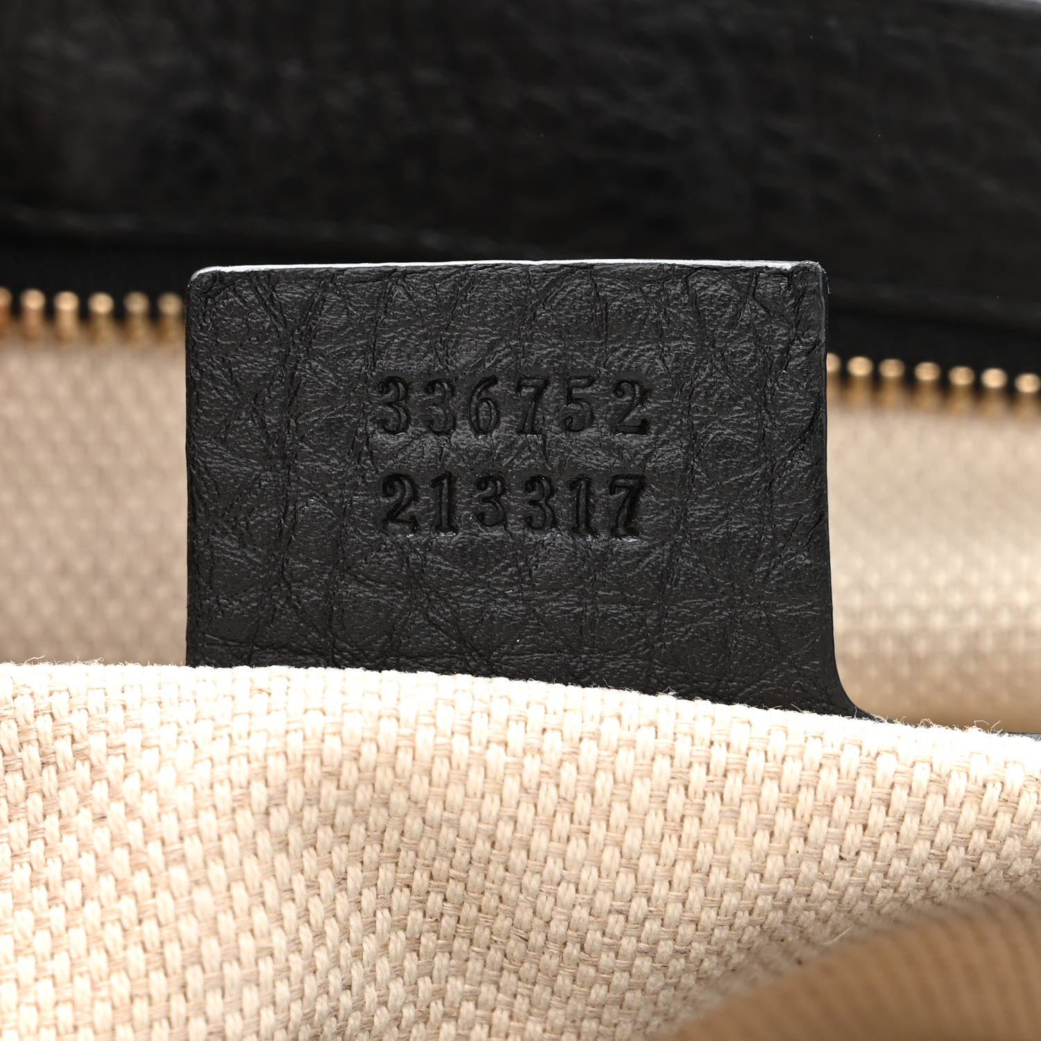 Gucci Pebbled Calfskin Medium Soho Flap Crossbody Black 7 of 11