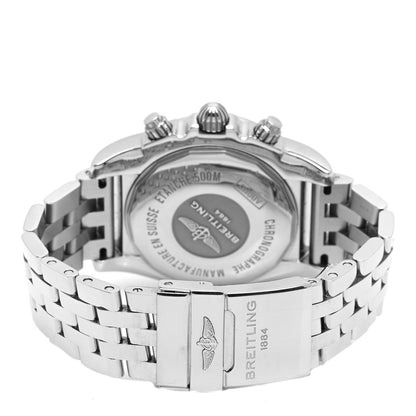 Breitling Stainless Steel 44mm Chronomat Chronograph Automatic Watch Black AB0110 3 of 5