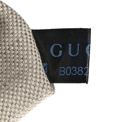 Gucci Monogram Jumbo GG Textured Dollar Calfskin Web Messenger Shoulder Bag Camel Ebony New Acero 7 of 15