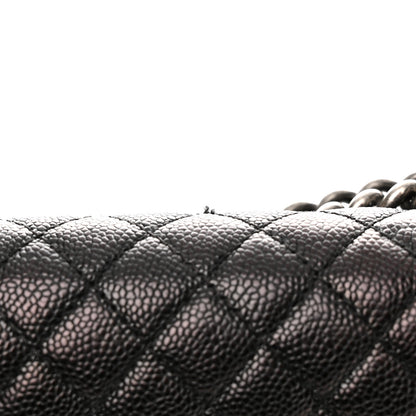 Chanel Caviar Quilted Large Boy Flap Black 11 of 11