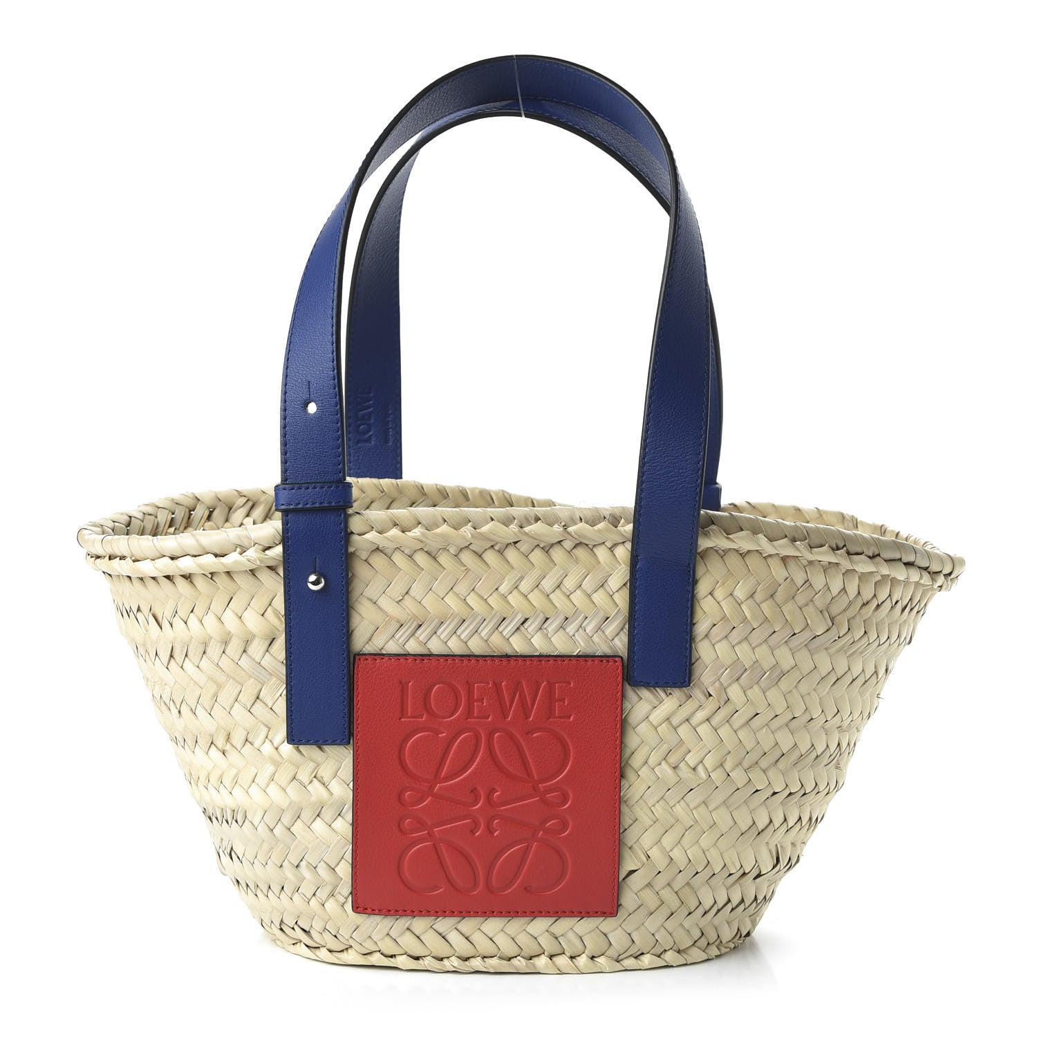 Loewe Raffia Small Basket Tote Bag Natural 1 of 9