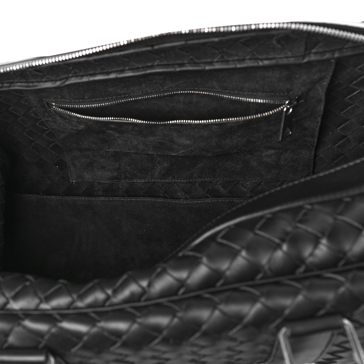 Nappa Intrecciato Duffle Bag Black