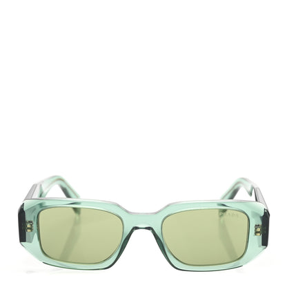 Prada Acetate Symbole Sunglasses SPR 17W Sage Green 2 of 8