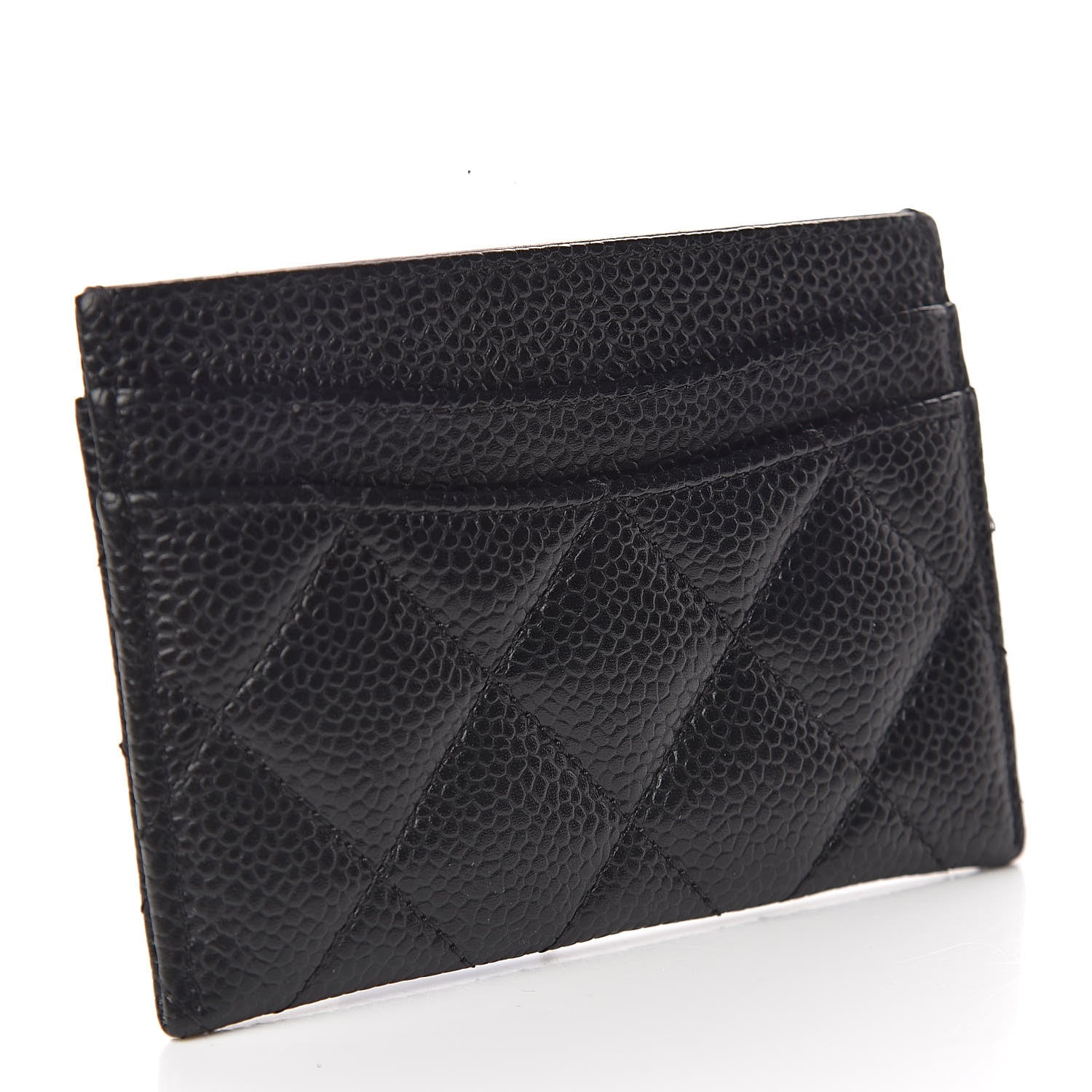Chanel Caviar Quilted Card Holder Black 3 of 9