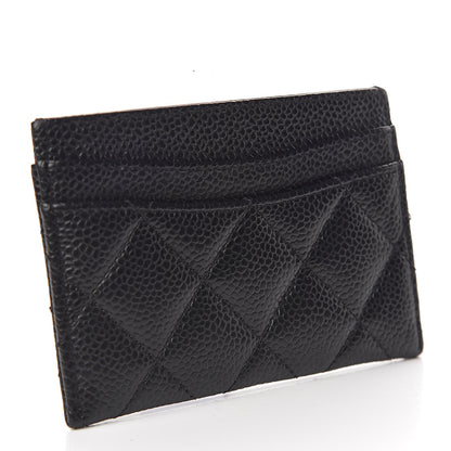 Chanel Caviar Quilted Card Holder Black 3 of 9