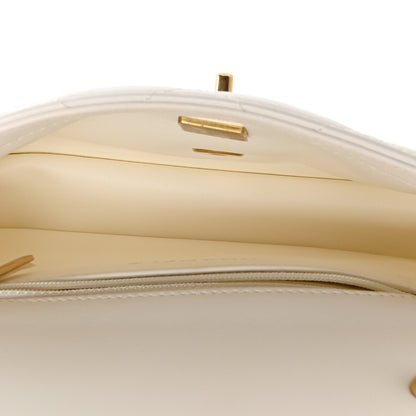 Chanel Lambskin Quilted Mini Heart Charms Flap White 5 of 11