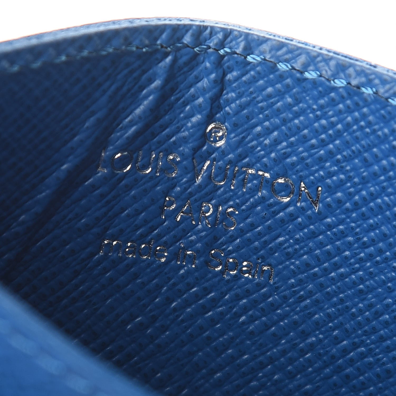 Louis Vuitton Damier Graphite Card Holder Blue 6 of 8