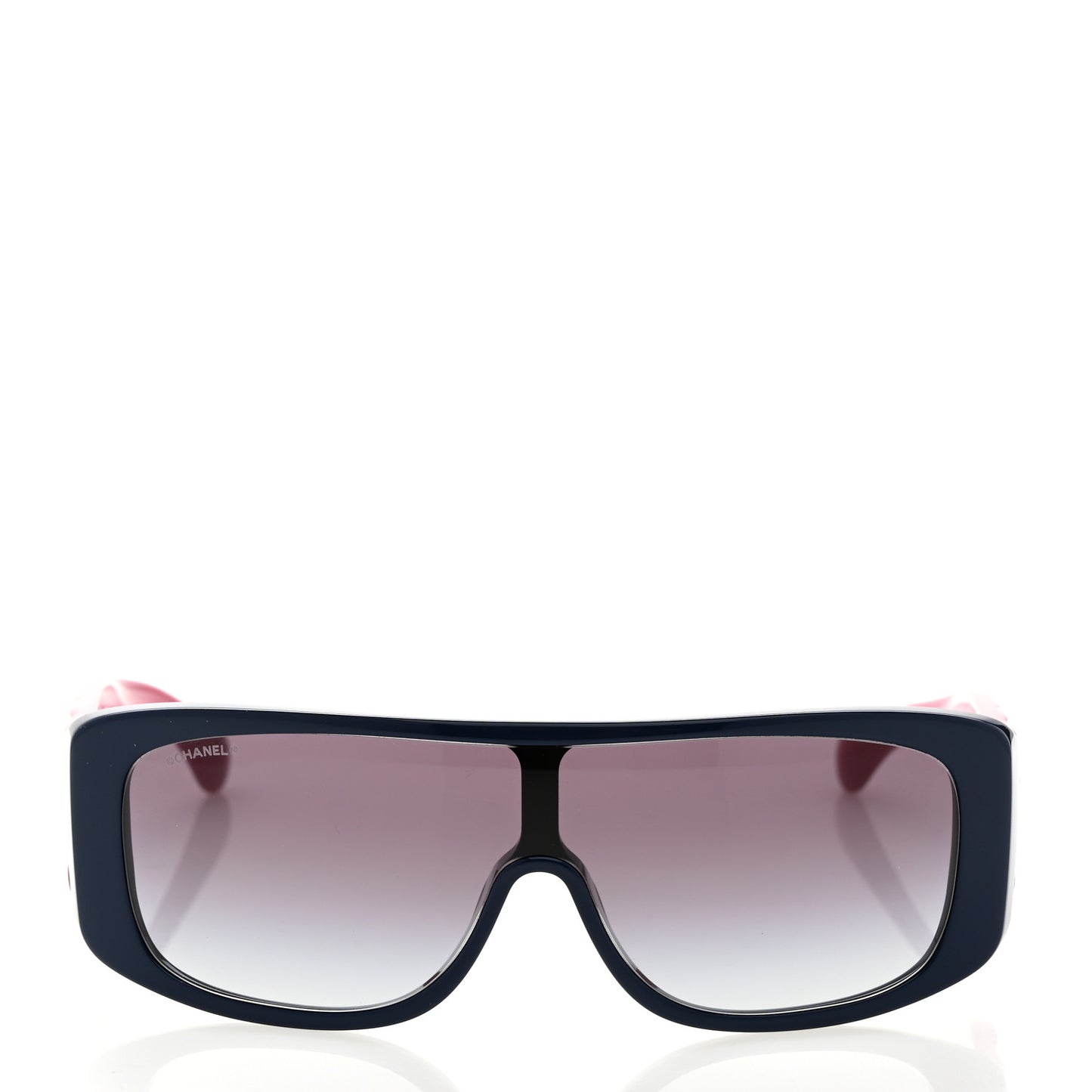 Acetate Shield Sunglasses 71466-A Blue Pink