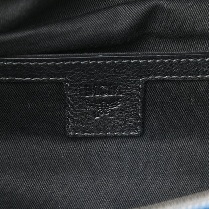 MCM Visetos Medium Stark Belt Bag Blue 6 of 9