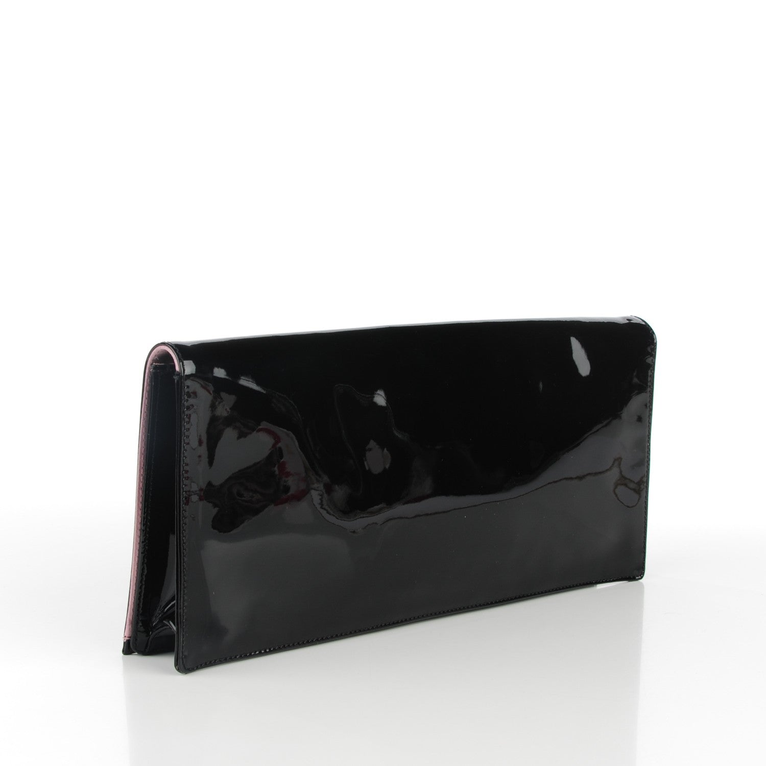 Prada Vernice Specchio Clutch Black 3 of 7