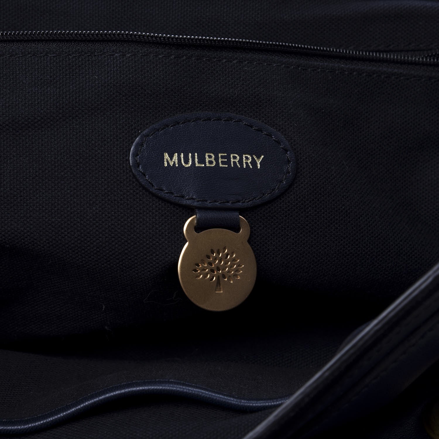 Mulberry Silky Nappa Suede Medium Panel Alexa Midnight Blue 8 of 10