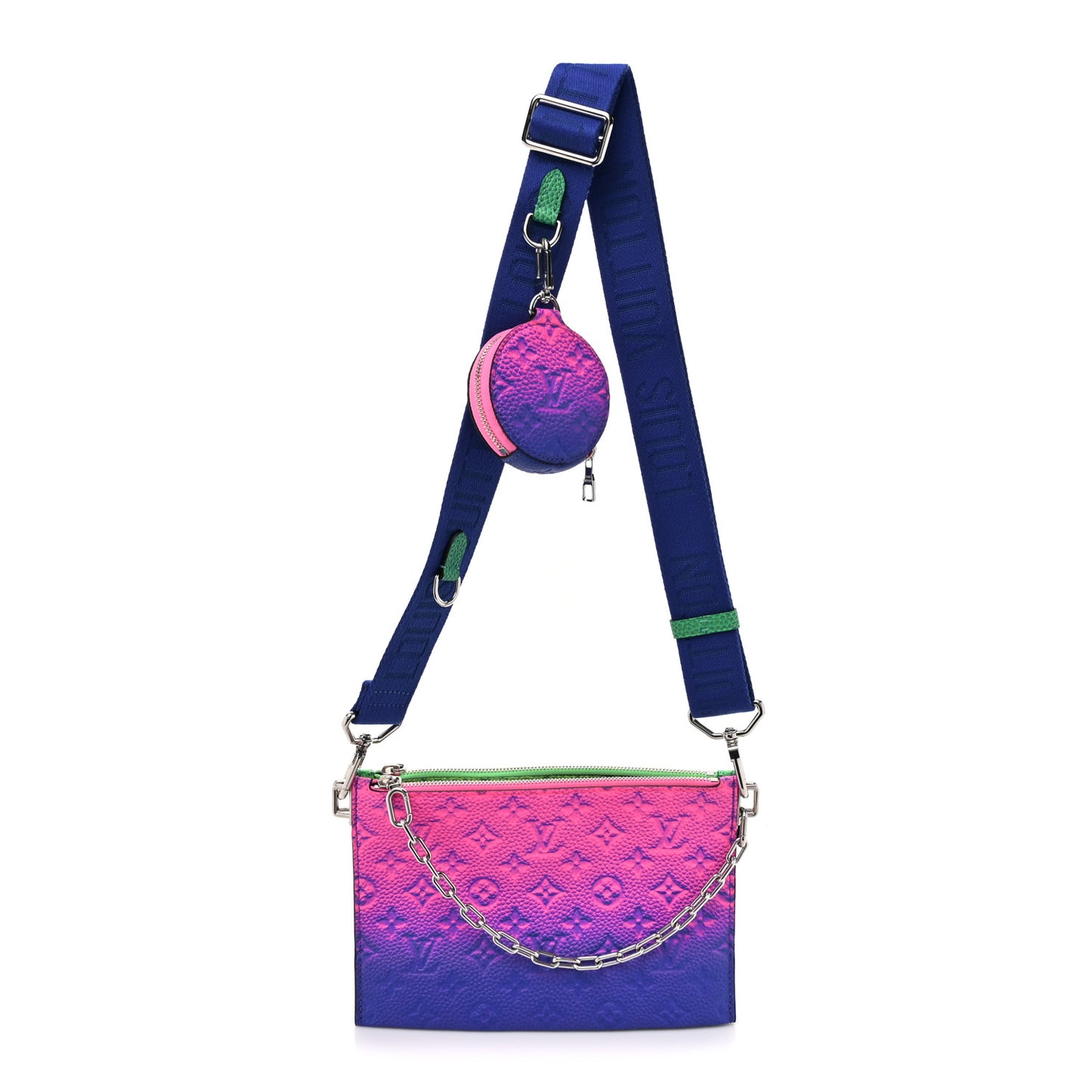 Taurillon Illusion Trio Pouch Bleu Rose