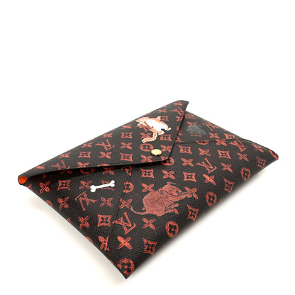 Louis Vuitton Catogram Kirigami Pochette Set Marron White Black 6 of 12