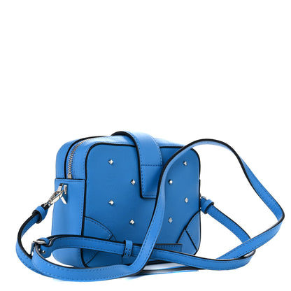 MCM Odeon Claudia Studs Crossbody Bag Blue 2 of 9