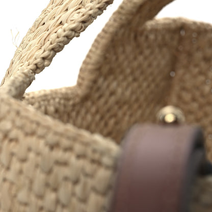 Loewe X PAULA'S IBIZA Raffia Font Tote Natural Tan 10 of 12