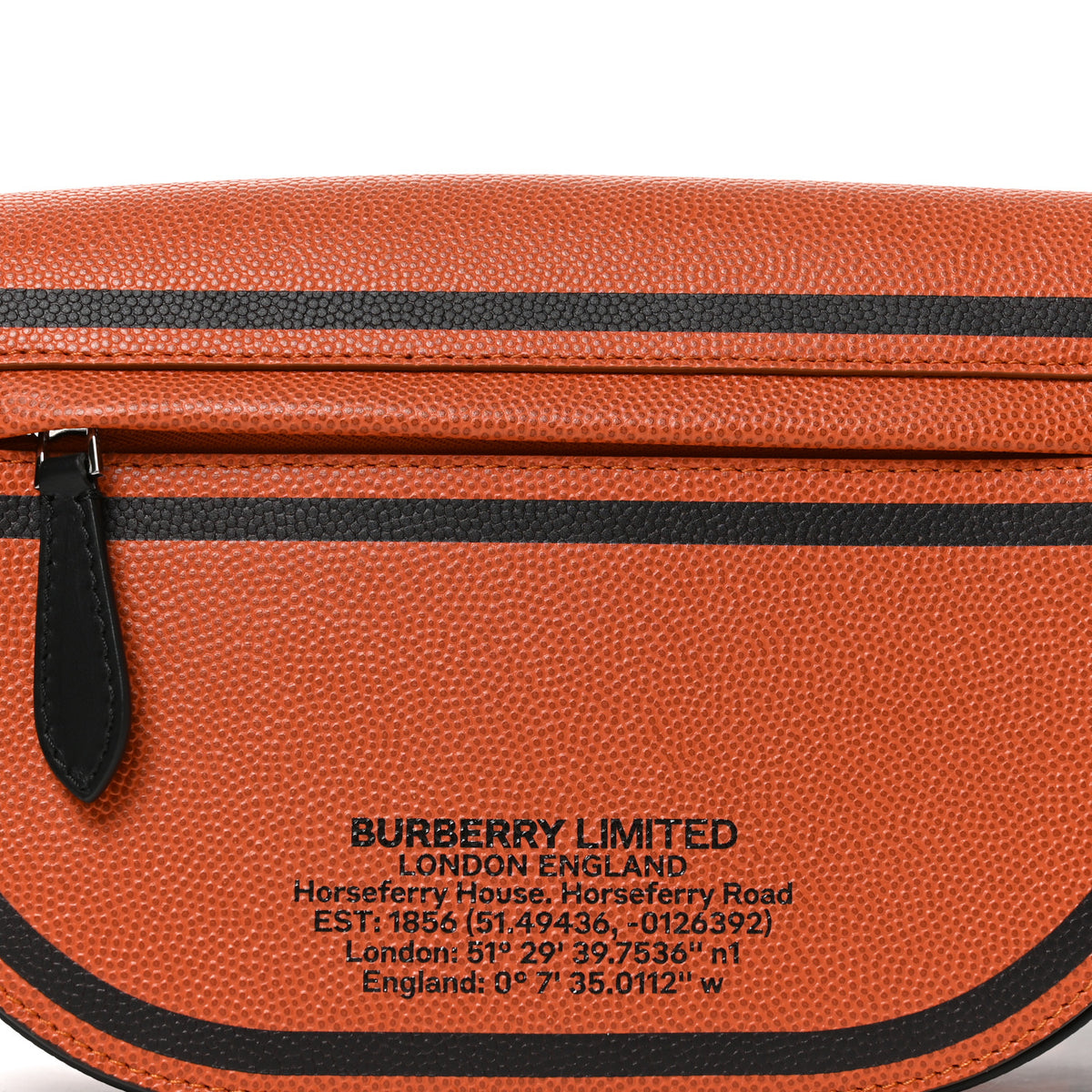 Calfskin Logo Small Olympia Bum Bag Earthy Orange