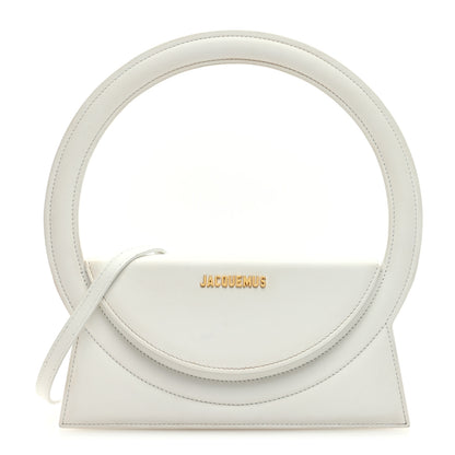 Jacquemus Smooth Calfskin Le Sac Rond White 1 of 10