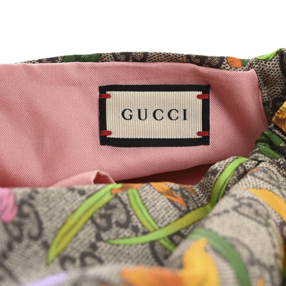 Gucci Silk Monogram Flora Print Headband M Pink 4 of 5