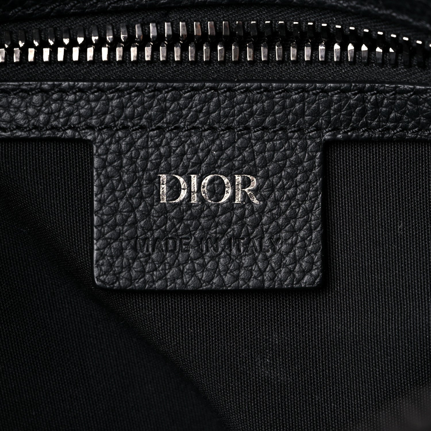 Christian Dior Oblique Mens Maxi Saddle Bag Blue 8 of 9