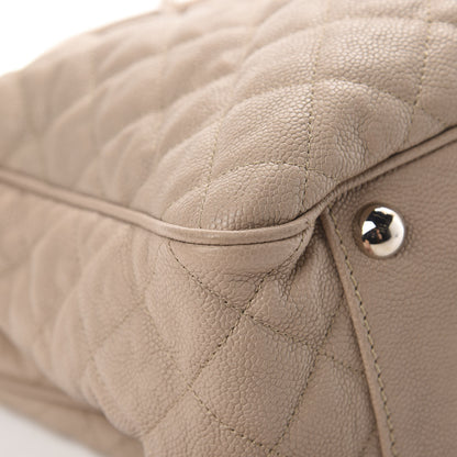 Chanel Caviar Quilted Large Shiva Tote Beige 9 of 15