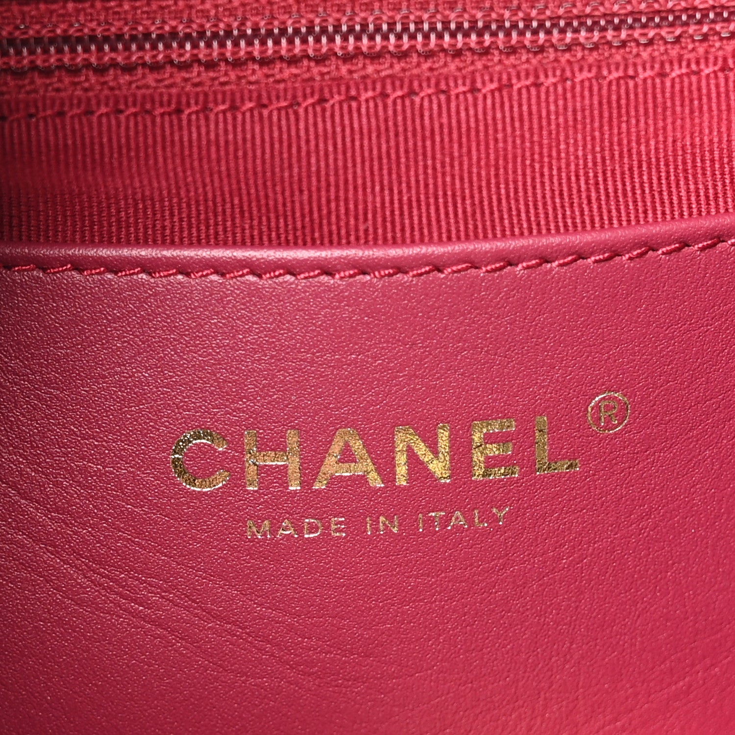 Chanel Calfskin Quilted Double Pocket Drawstring Backpack Black 5 of 9