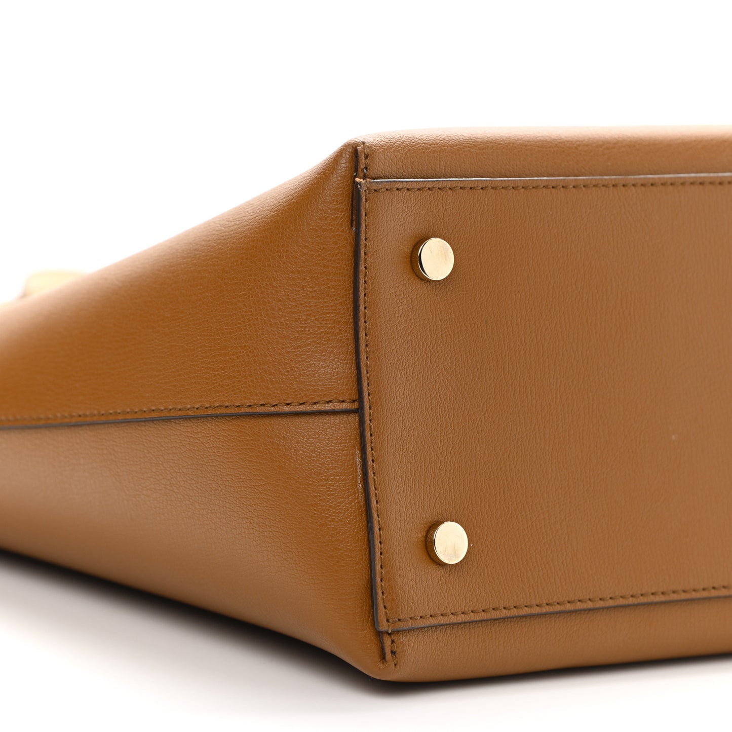 Grainy Calfskin JC Tote Cuoio