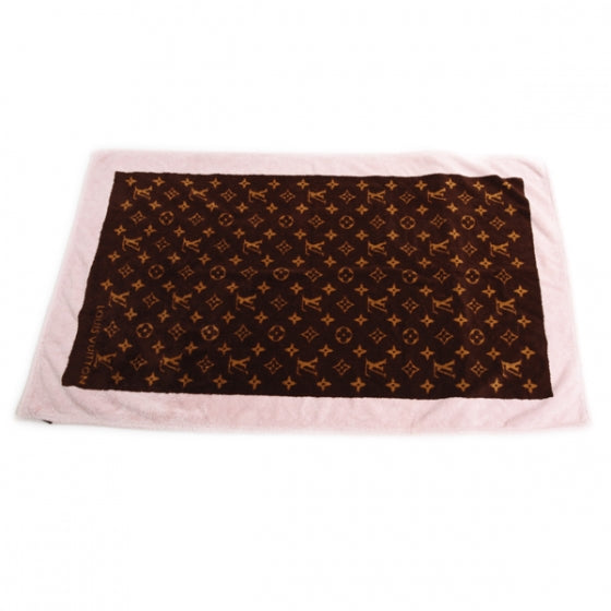 Cotton Monogram Beach Towel