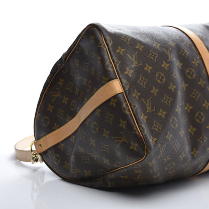 Louis Vuitton Monogram Keepall Bandouliere 55 6 of 10